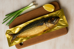 أبو السيد – ماكريل مدخن | سمكة كاملة مغلفة فاكيوم 350–500 جم