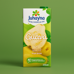عصير جهينة بنكهة الجوافة – حجم صغير ومنعش – عبوة 235 مل
