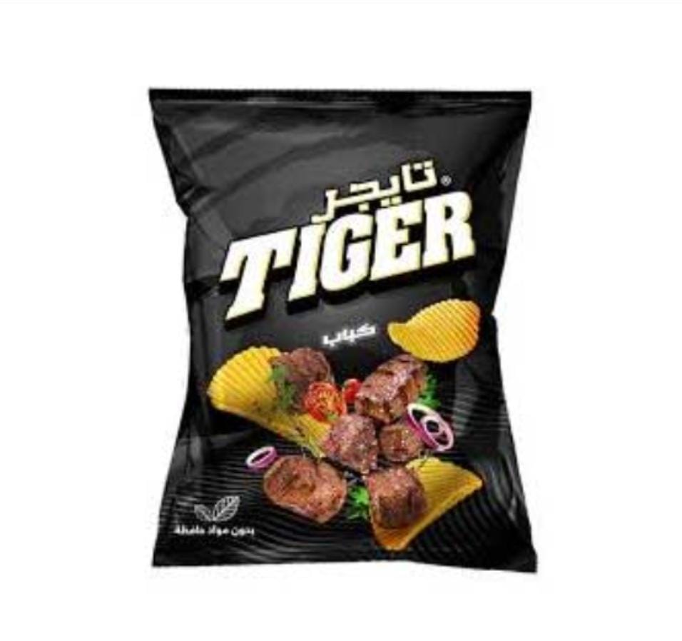 تايجر – شيبس بطعم الكباب  45 g